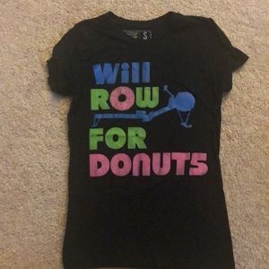 Will Row for Donuts Crossfit t-shirt